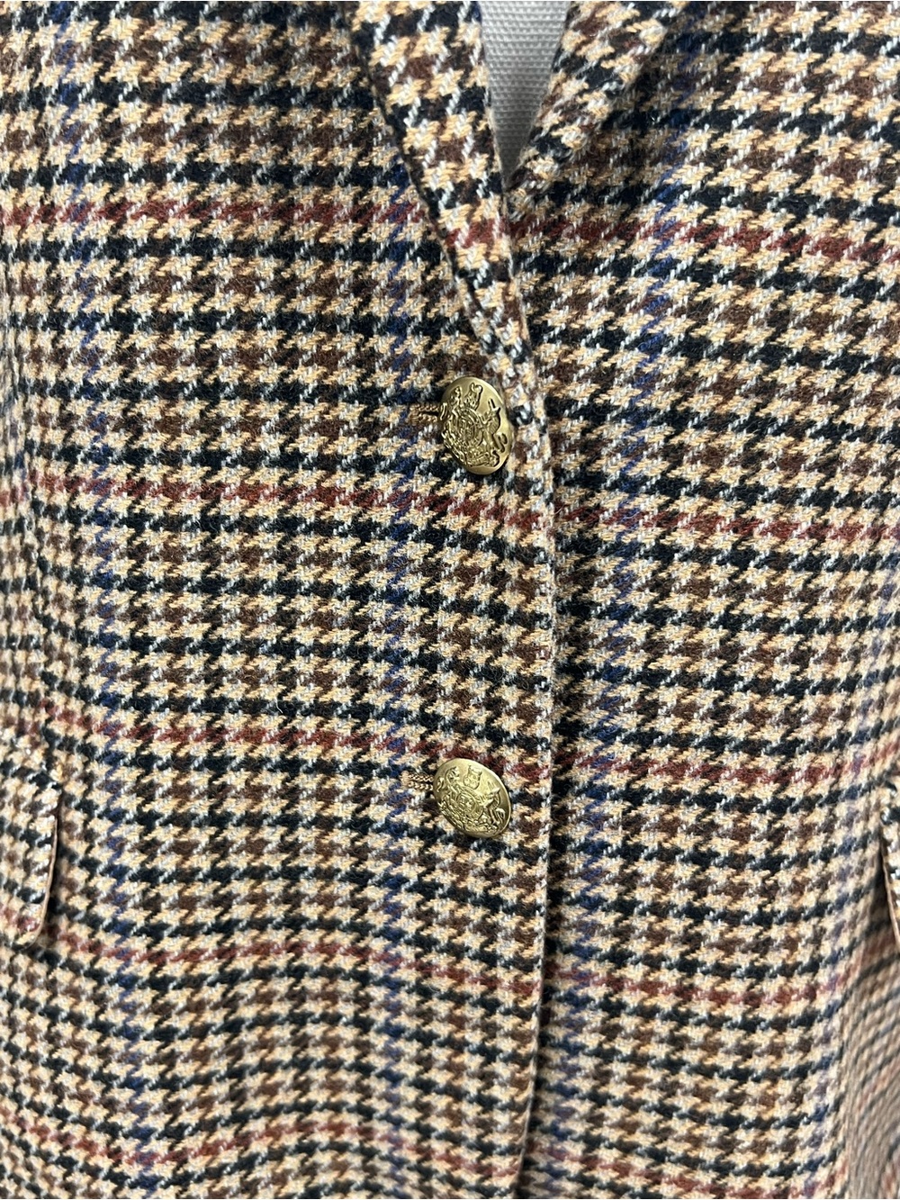 J CREW FACTORY Wool Blend Schoolboy Blazer in Houndstooth Size 20 - Picture 7 of 16